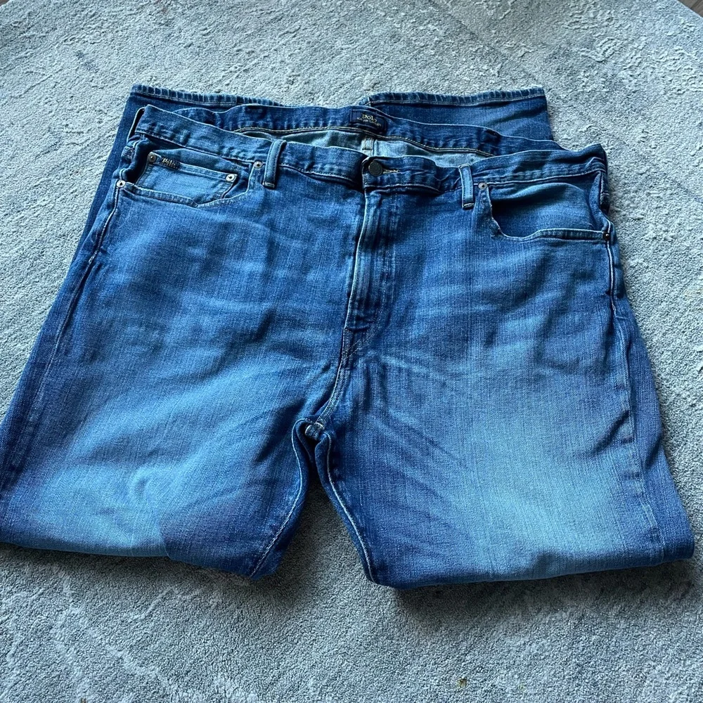 Men polo blue Jeans - Picture 1 of 4